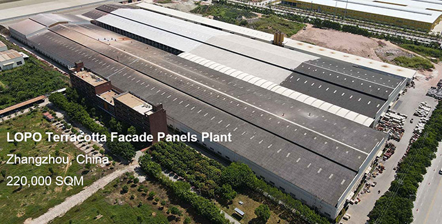 LOPO’s Extensive Manufacturing Capacity for Terracotta Cladding Systems