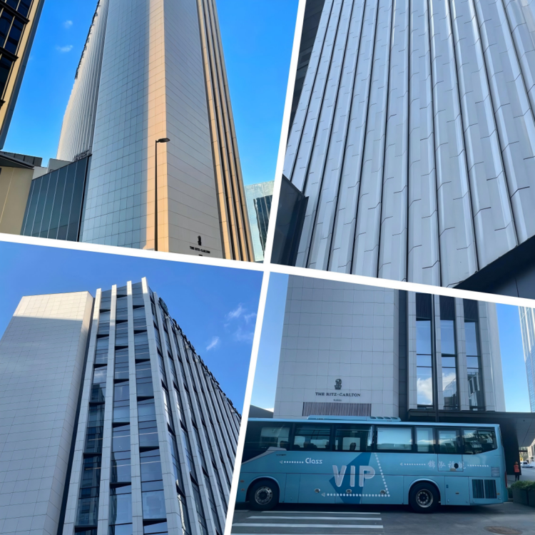 Close-up Details of Suzhou China World Trade Center Facade | LOPO Terracotta Panels