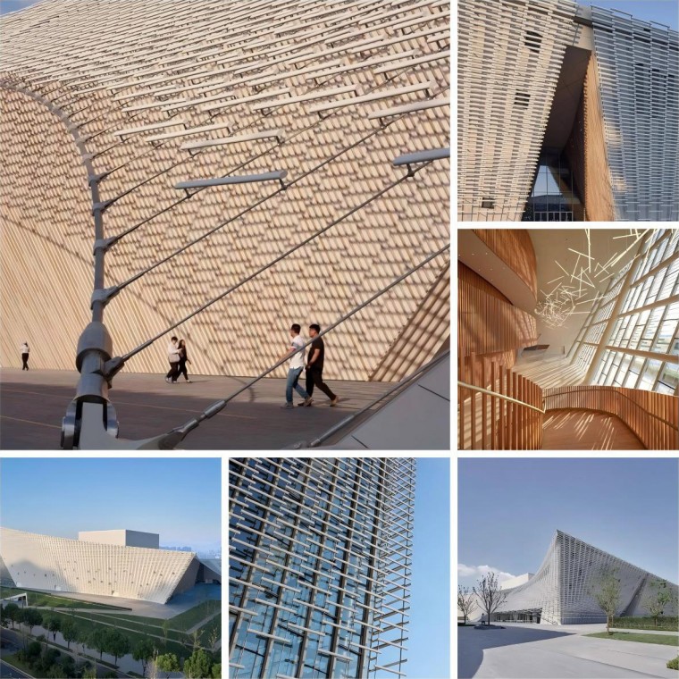  The terracotta baguettes create dynamic light and shadow effects, contributing to the façade’s ever-changing visual appeal.