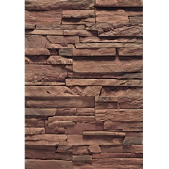 Деревенский каменный камин ручной работы