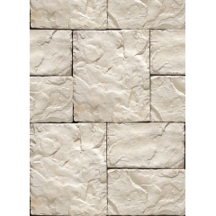 Synthetic White Stone Veneer
